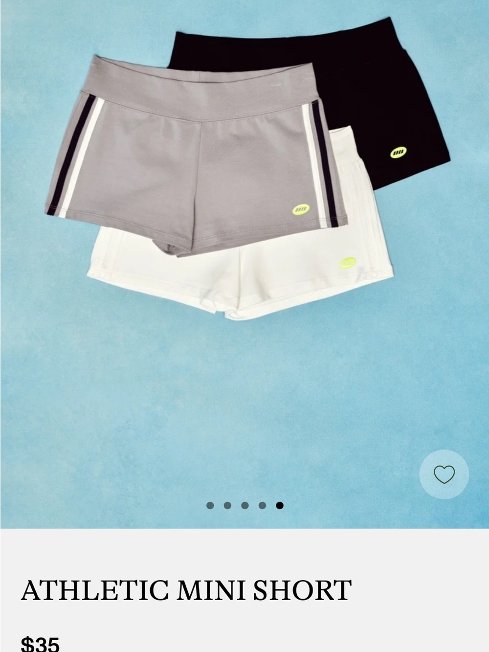 Athletic Mini Shorts — Gray, dairy boy nwt xs